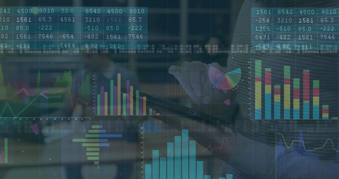 Team Collaborating Over Tablet Using Stylus With Interactive Data Dashboards