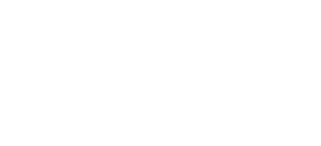 Transparent School Supplies Sketch with Welcome Back to School Text