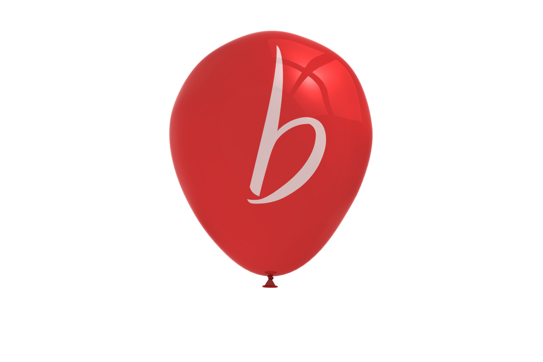 Red Balloon with Letter B Isolated on Transparent Background - Download Free Stock Images Pikwizard.com