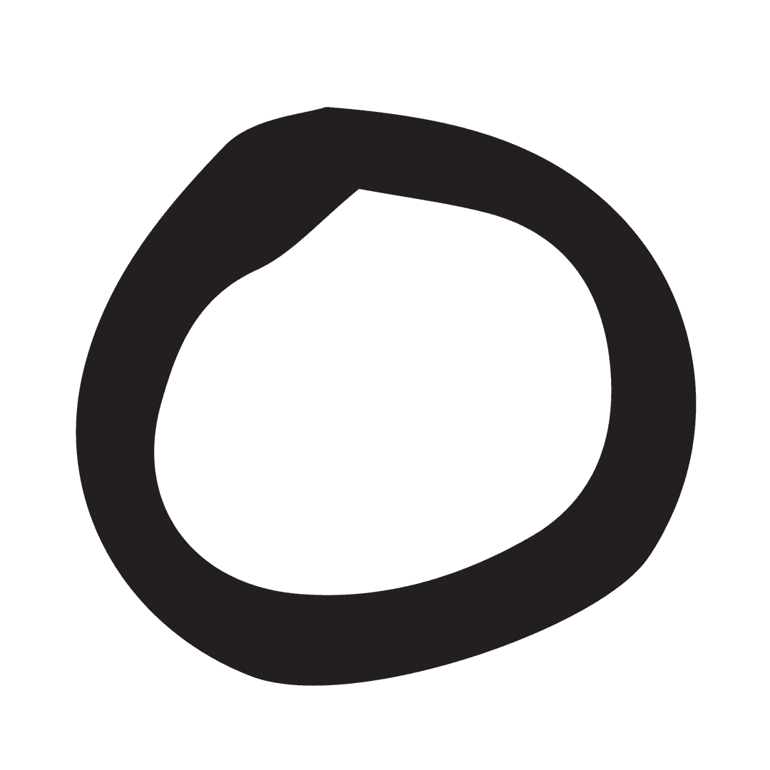Abstract Transparent Black Circle on White Background
