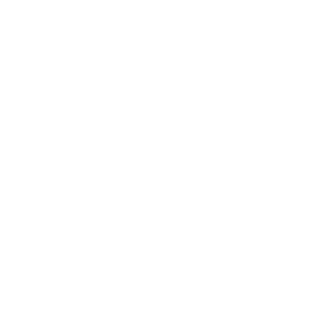 White Triangles Geometric Pattern on Transparent Background