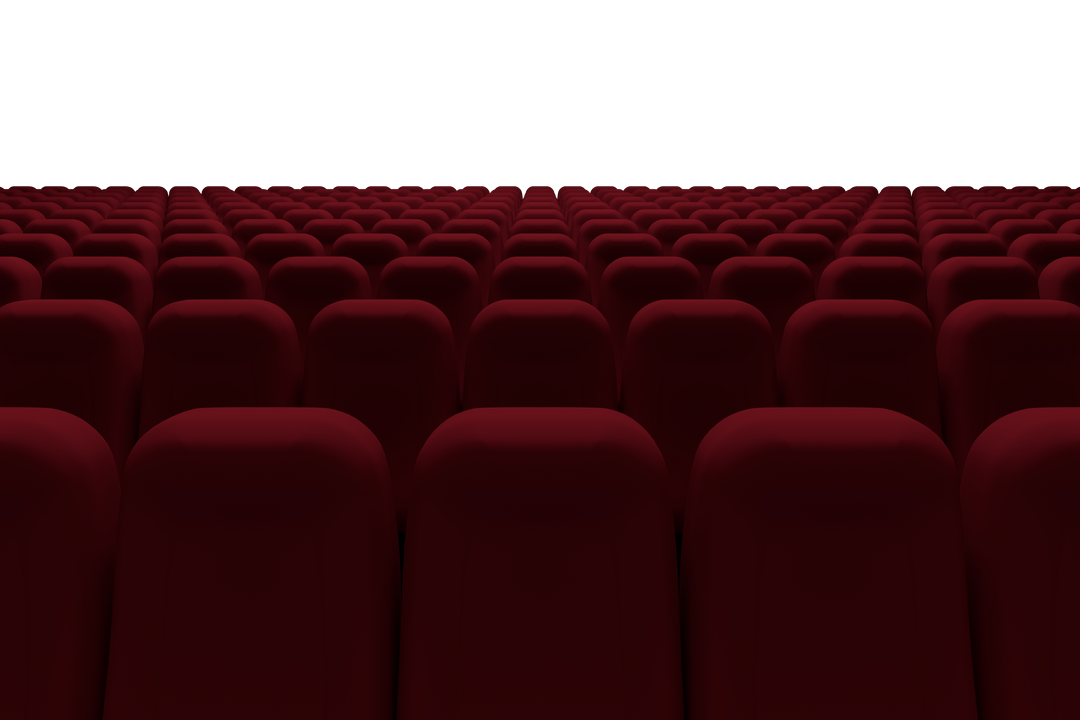 Claret Cinema Seats Isolated on Transparent Background Digital Illustration - Download Free Stock Images Pikwizard.com