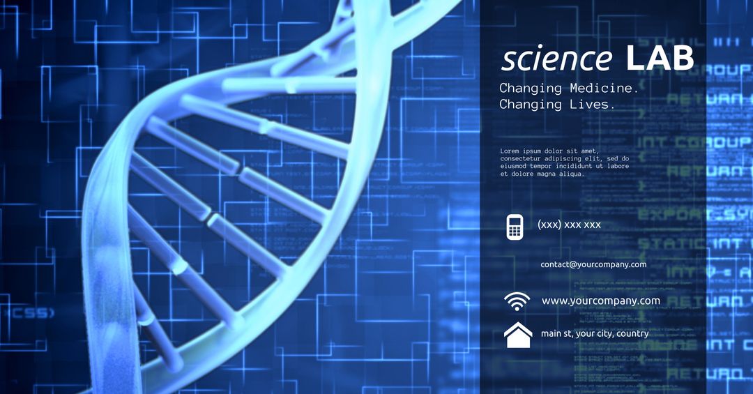Innovative DNA and Digital Technology Science Laboratory Concept