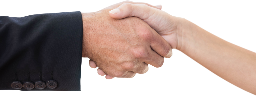 Transparent Business Handshake Between Partners in Formal Attire - Download Free Stock Images Pikwizard.com