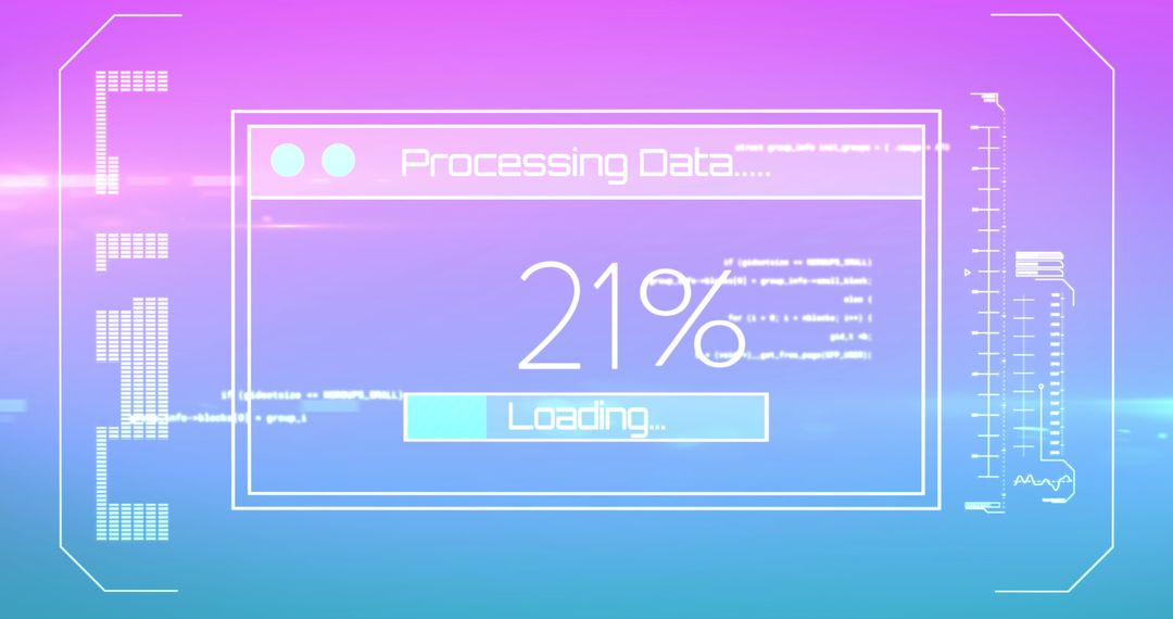 Futuristic Interface Data Loading Screen Design Concept - Free Images, Stock Photos and Pictures on Pikwizard.com