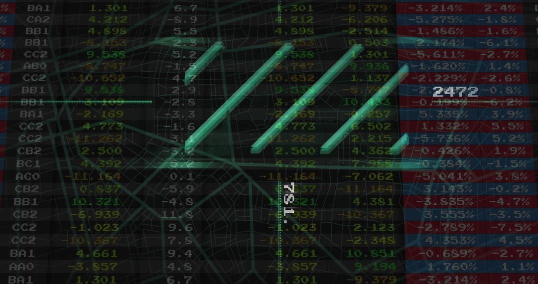 Digital Data Visualization with Abstract Statistical Insights