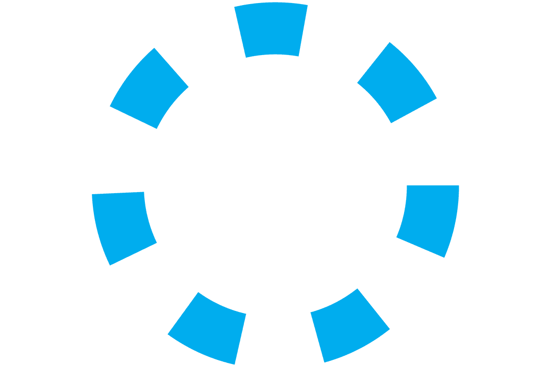 Digital Blue Screens Circle Vector on Transparent Background