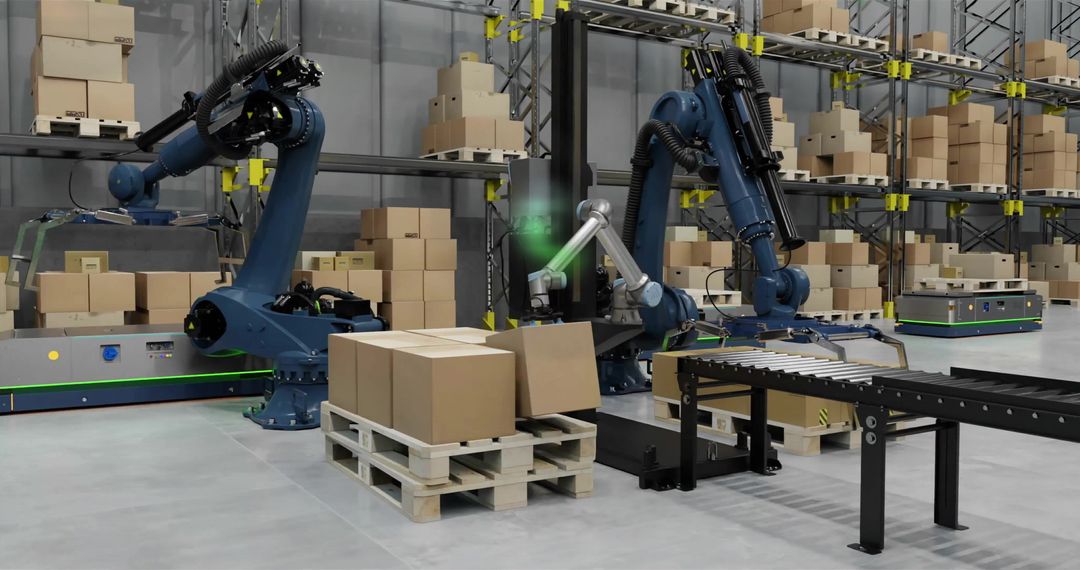Automated Warehouse with Robotic Technology