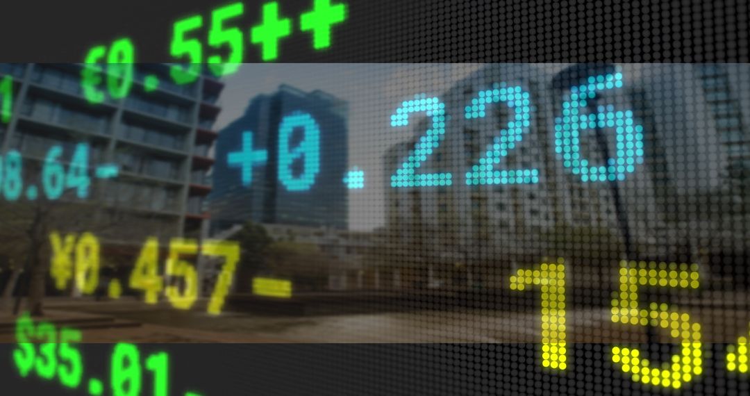 Digital Financial Data Overlay in Urban Environment