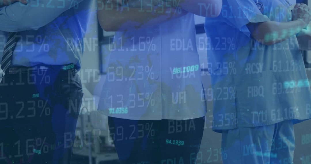 Digital Interface Showing Global Network Visualization