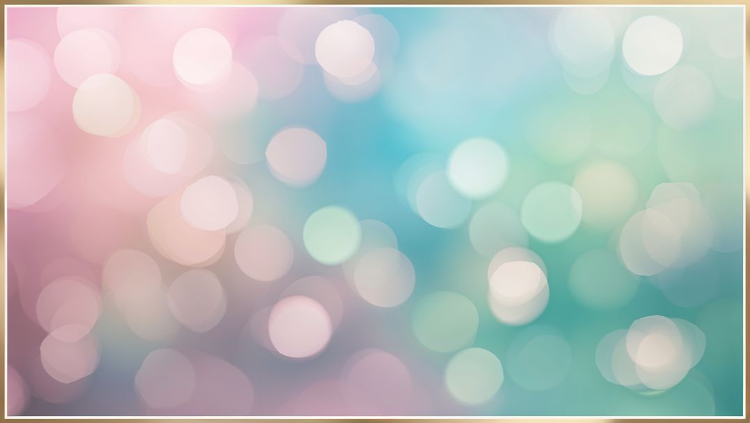 Glowing Pastel Bokeh with Soft Lights in Digital Gradient