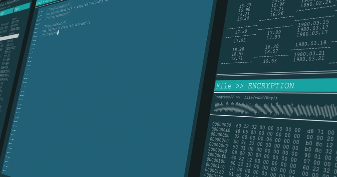 Advanced Data Encryption on High-Tech Monitors