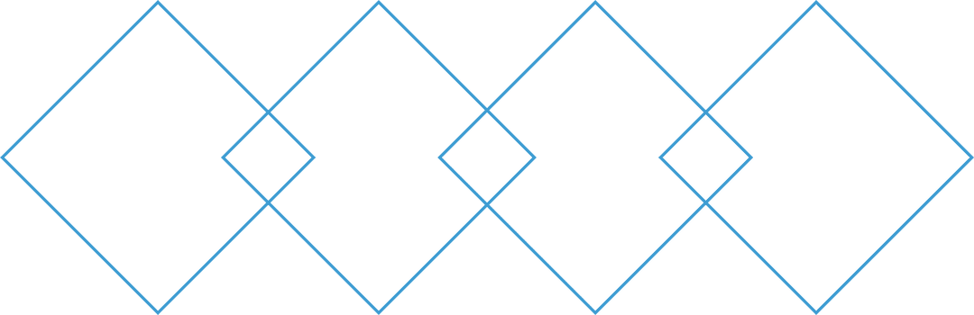 Vector Blue Diamond Pattern on Transparent Background