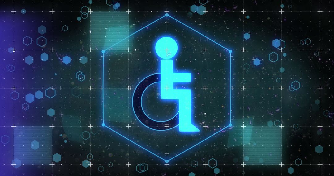 Innovative Digital Accessibility Icon Disability Concept