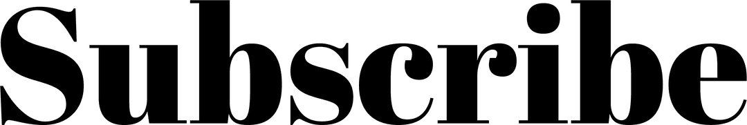 Black Transparent Subscribe Button for Social Media Highlights