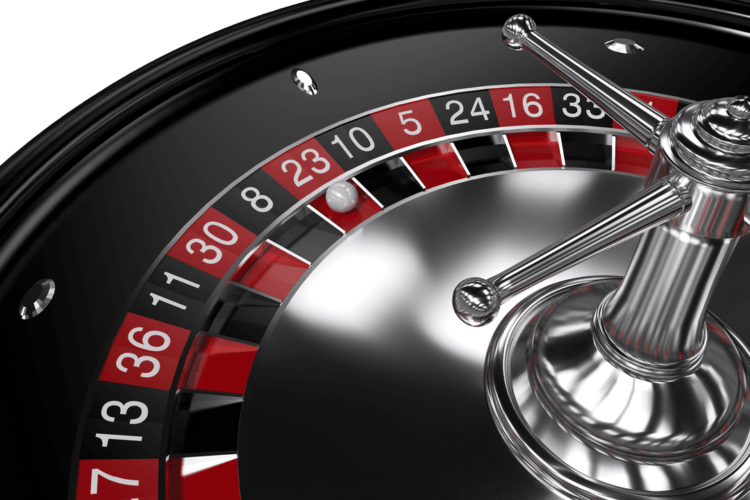 Transparent 3D Roulette Wheel with Chrome Details Appealing Themes