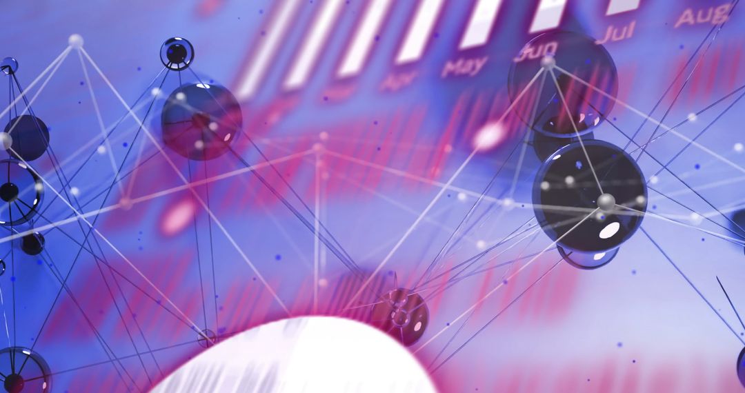 Digital Data Network Connections Concept Illustration