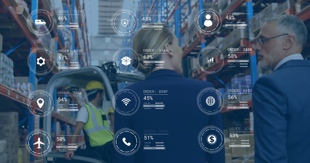 Warehouse management with technology for inventory efficiency