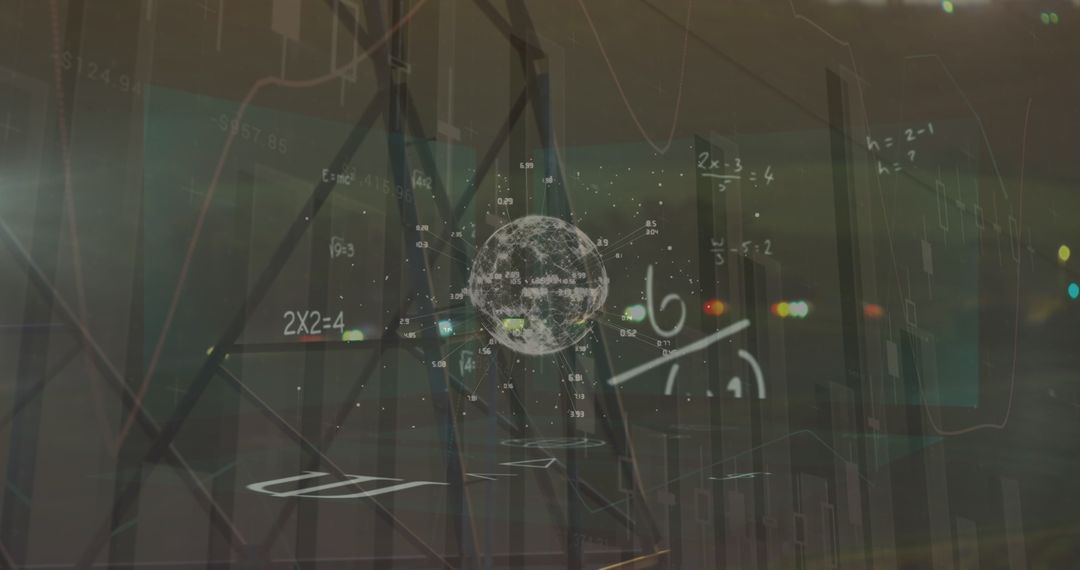 Global Data Processing with Mathematical Equations Integration