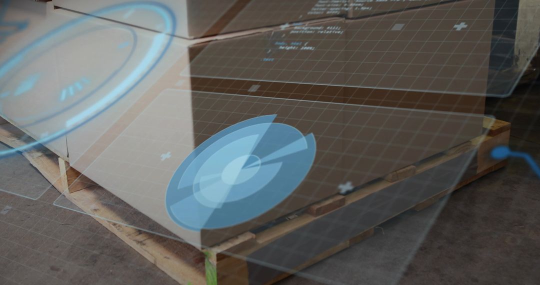 Augmented Reality Inventory Tracking on Palletized Cardboard Boxes with Digital Radar HUD