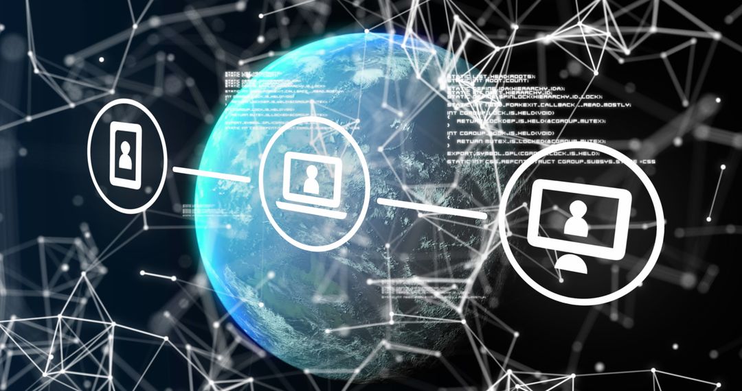 Global Digital Connectivity Network with Data Exchange Elements