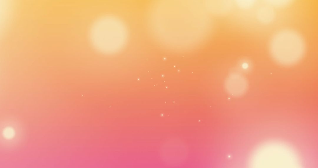 Soft Floating Light Spots on Warm Toned Gradient