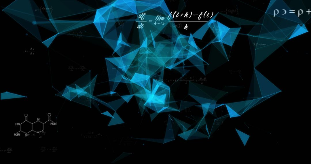 Abstract Global Data Network Connectivity On Dark Background
