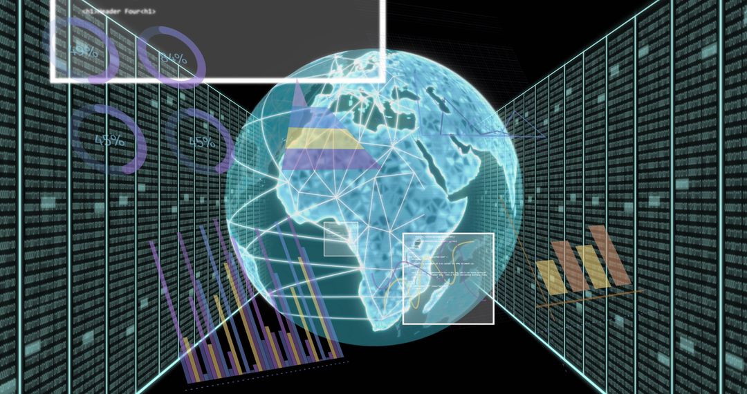 Global Data Analytics with Digital Earth and Dynamic Charts