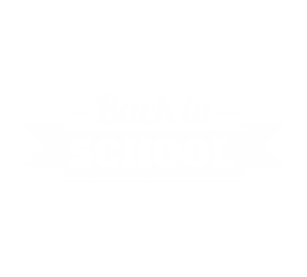 Digital Back to School Text on Transparent Background