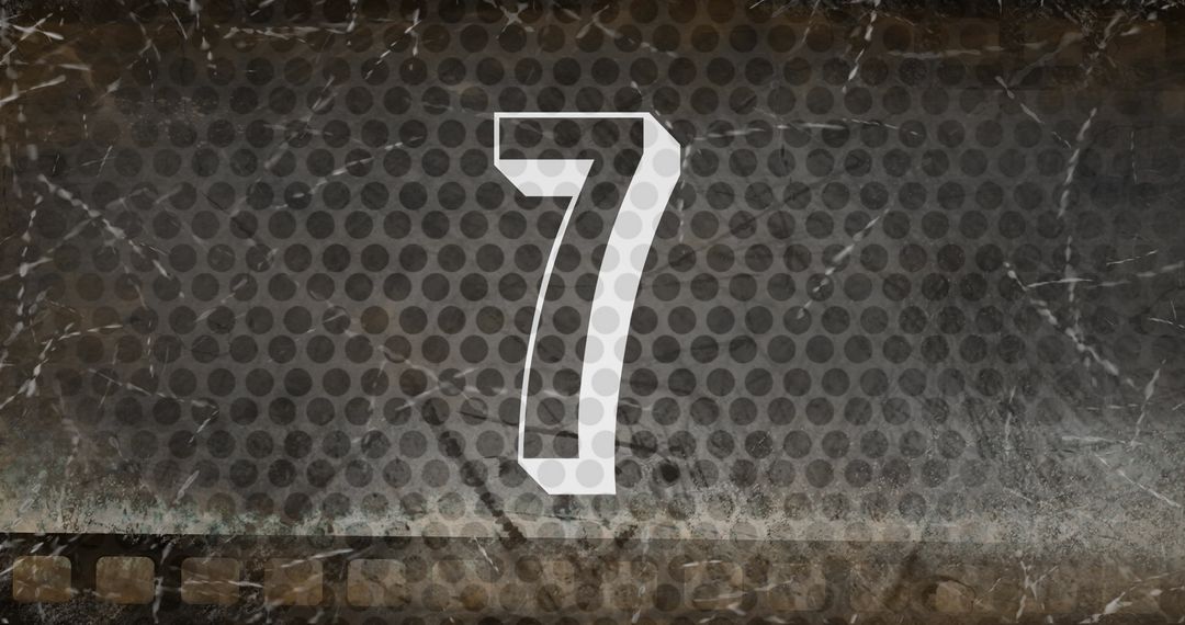 Dynamic 3D Countdown Against Rustic Grunge Background