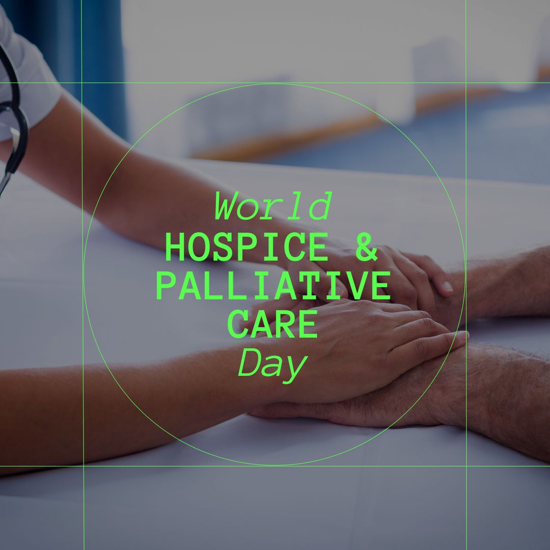 World Hospice and Palliative Care Day Concept with Professional Support