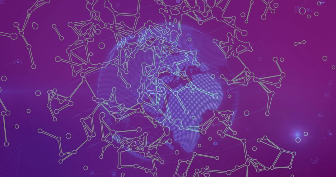 Digital World Connectivity with Network Nodes and Lines