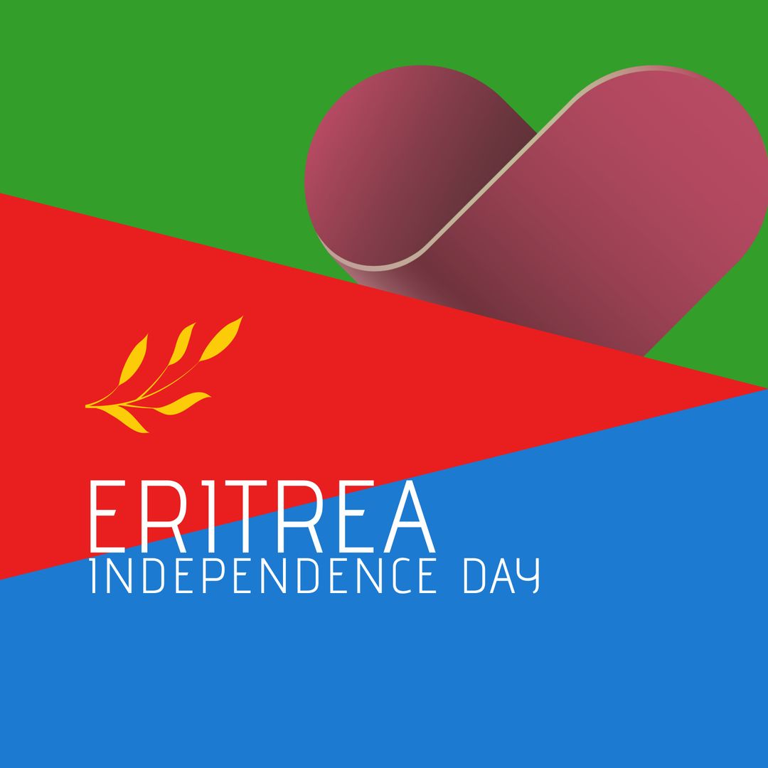 Eritrea Independence Day Celebratory Flag Design