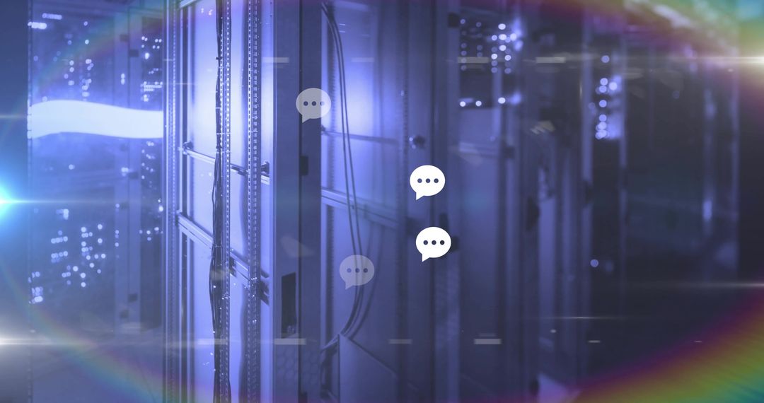 Futuristic Data Center with Communication Network Bubbles