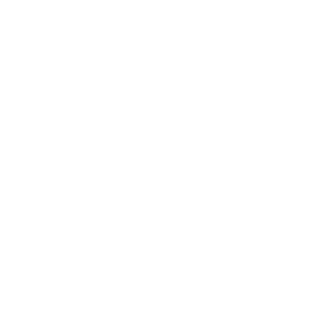 Minimalist Transparent Network Connection Diagram