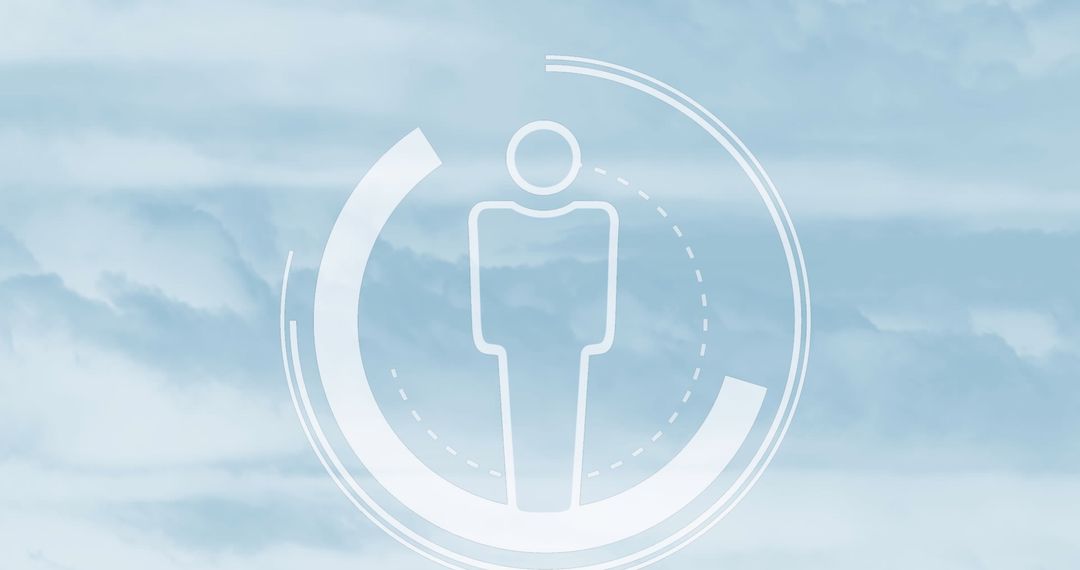 Futuristic Global Data Connection Interface Display