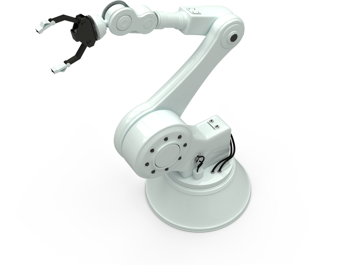 Transparent White Industrial Robot Arm Concepts for Technology and Industry - Download Free Stock Images Pikwizard.com