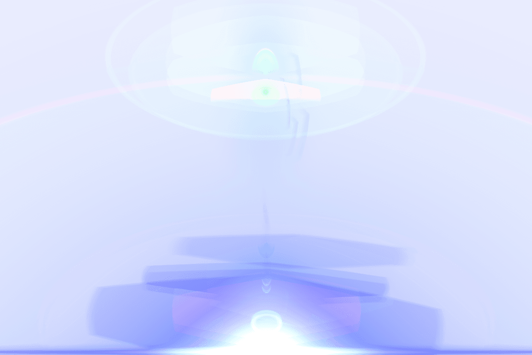 Abstract Transparent Light with Geometric Shapes Illustration