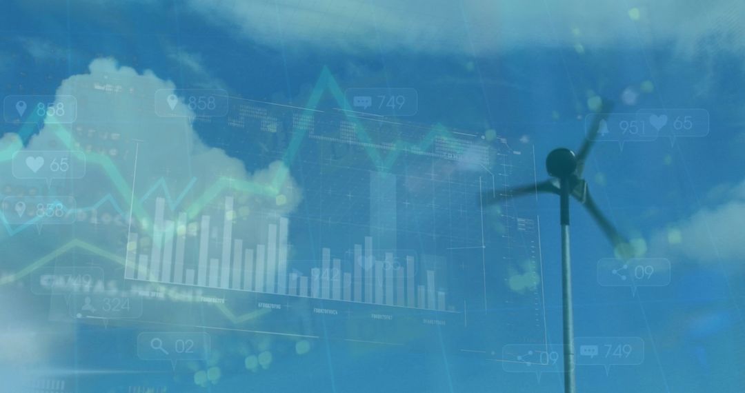 Renewable Energy Conceptualized with Digital Interface