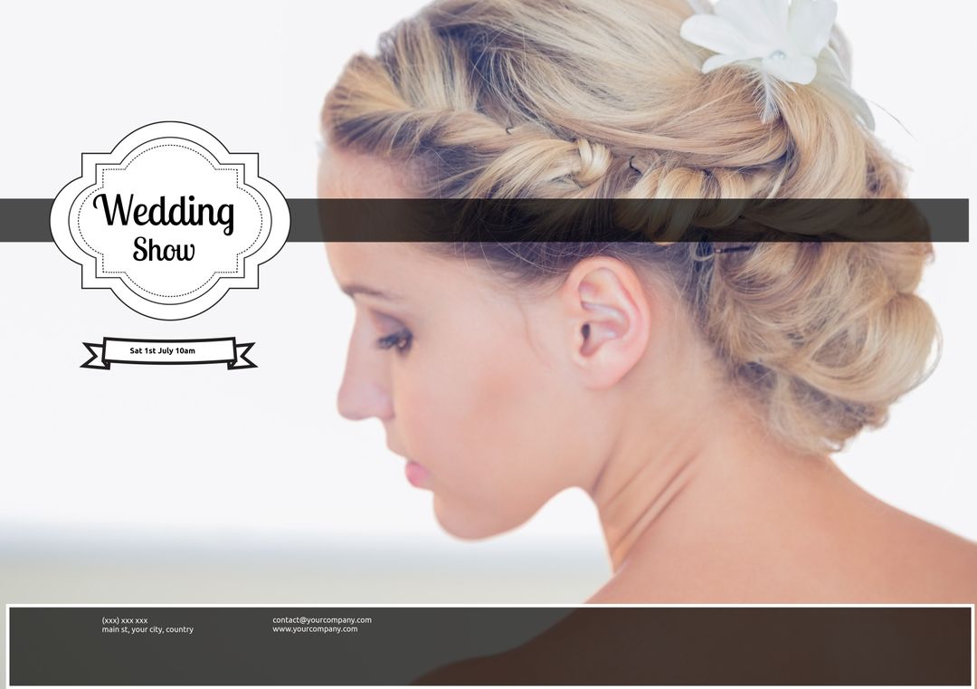 Smiling Bride With Makeup And Updo Hair Bridal Hairstyle Stock Photo -  Download Image Now - iStock