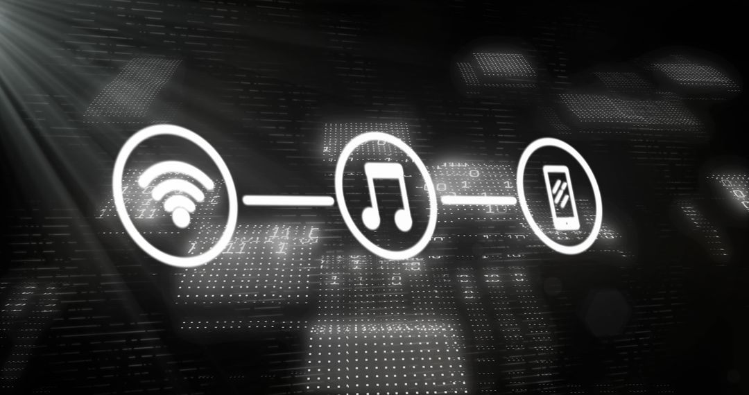 Futuristic Technology Communication Network Concept