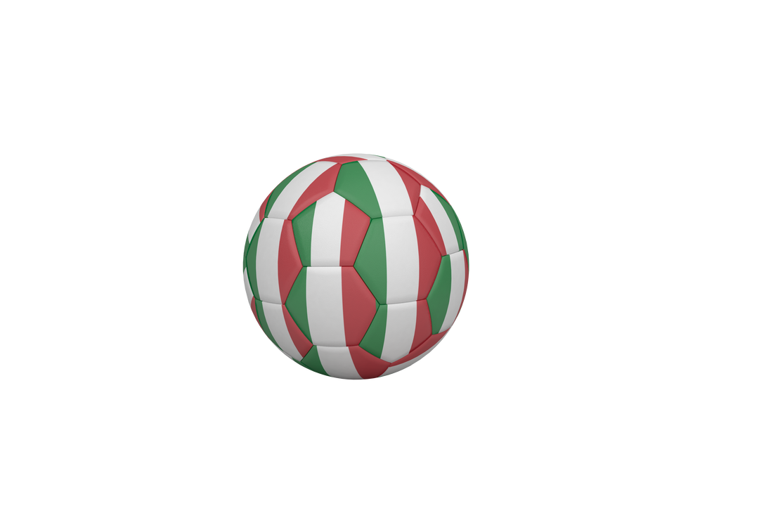 Transparent Soccer Ball in Italy Flag Colors Isolated - Download Free Stock Images Pikwizard.com