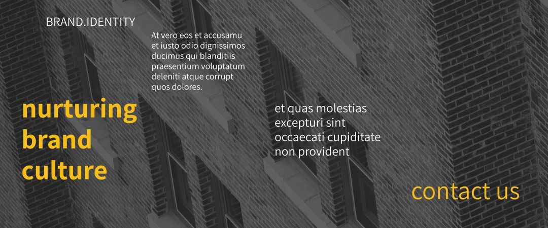 Corporate Identity with Abstract Growth Pattern