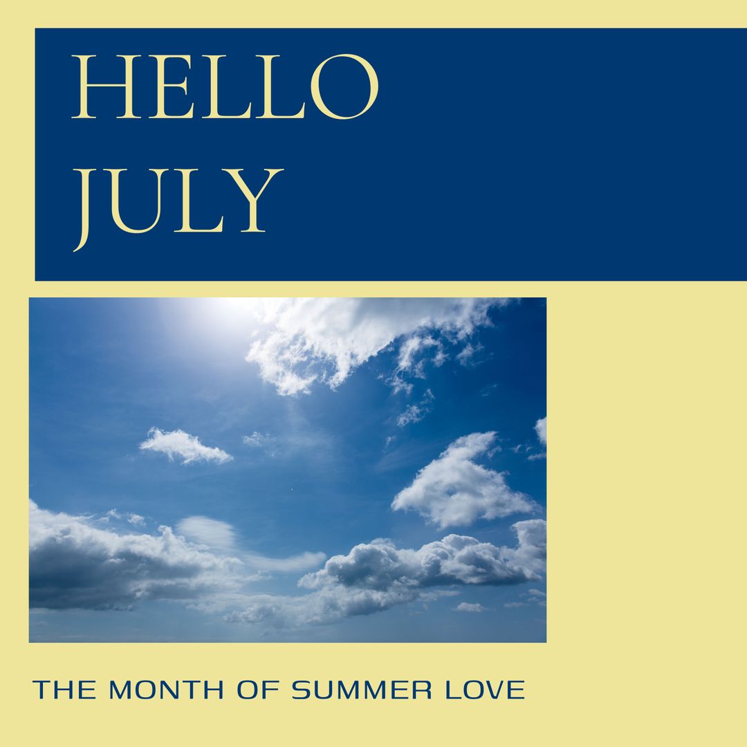 Sunny July Sky Inviting Summer Activities