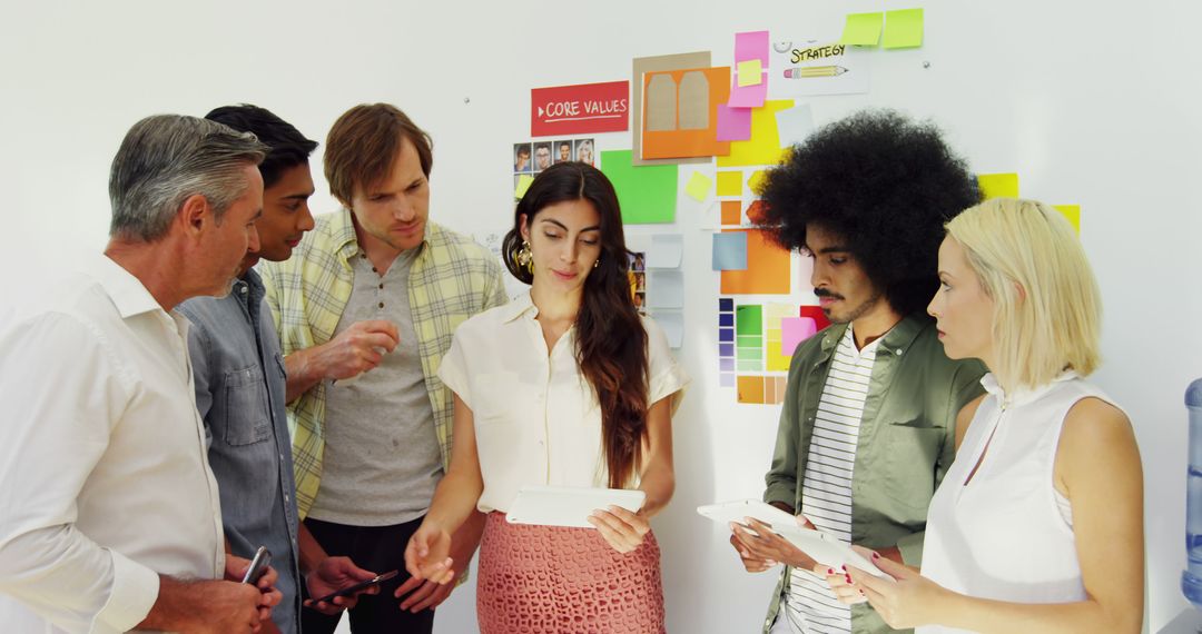 Diverse Professionals Collaborating in Creative Discussion