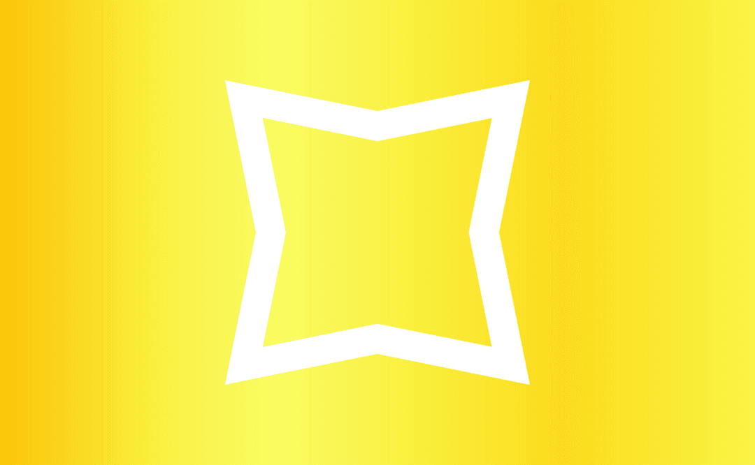 Bold Transparent Frame on Gradient Golden Background