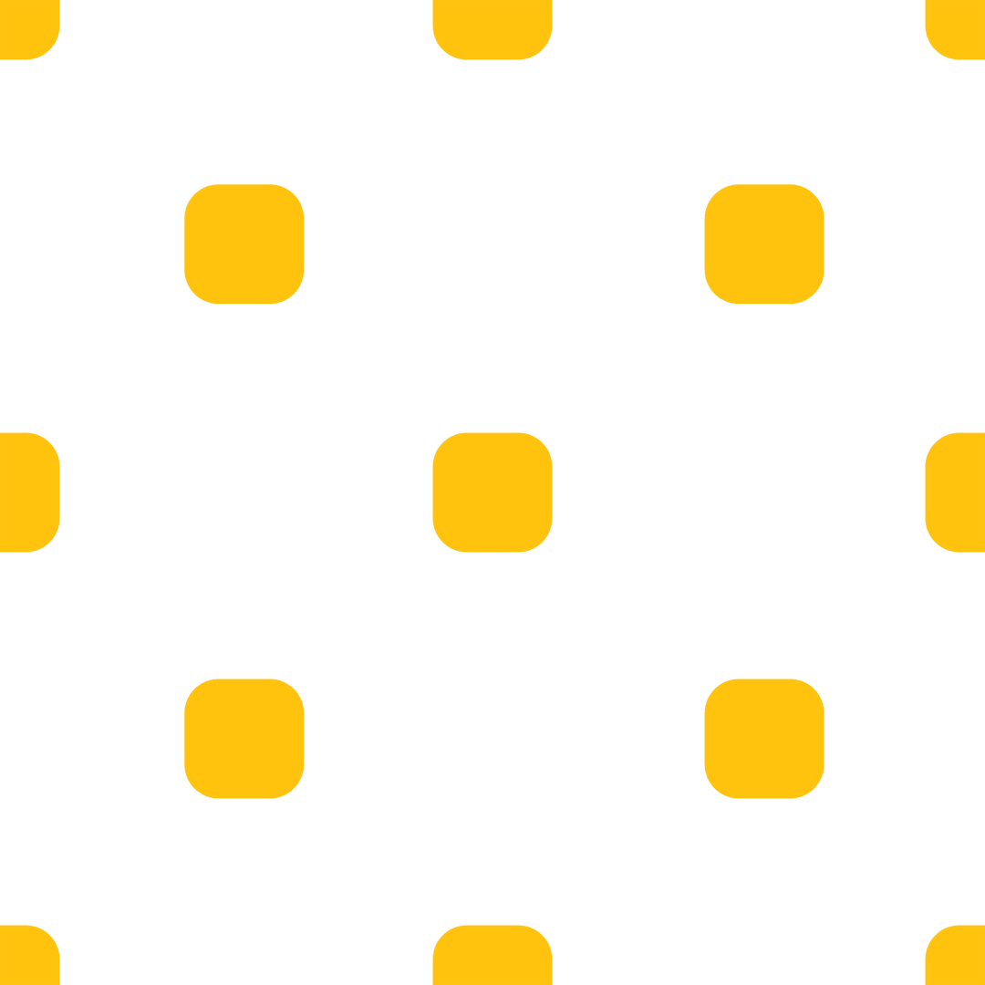 Yellow Square Pattern on Transparent Background Illustration