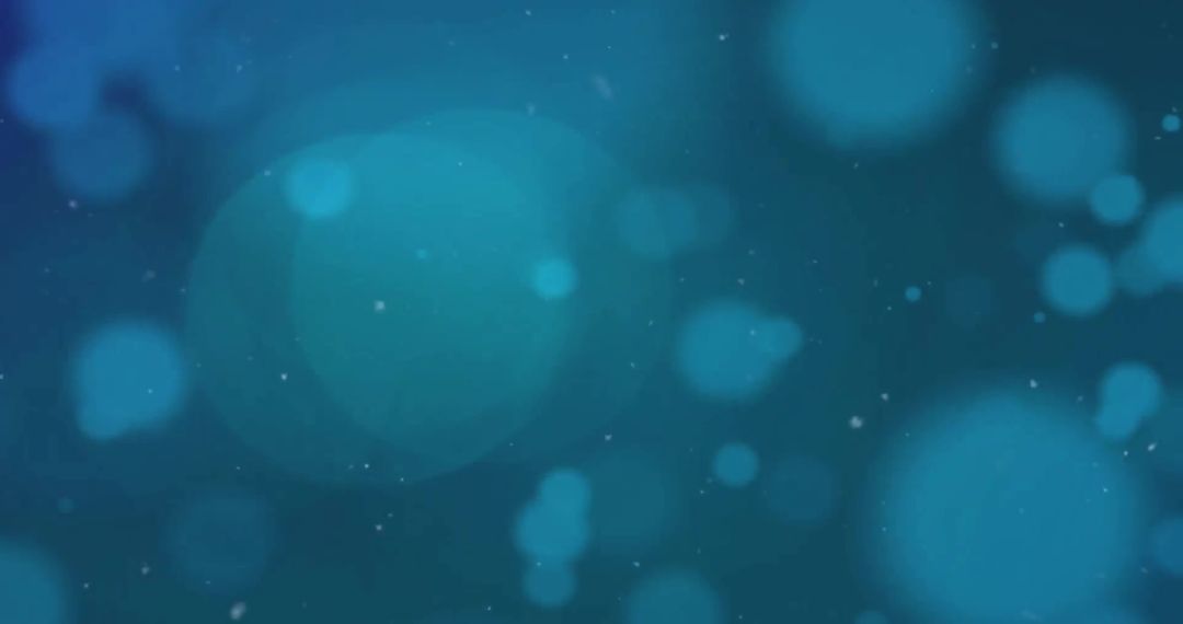 Abstract Blue Bokeh Lights Artistic Background