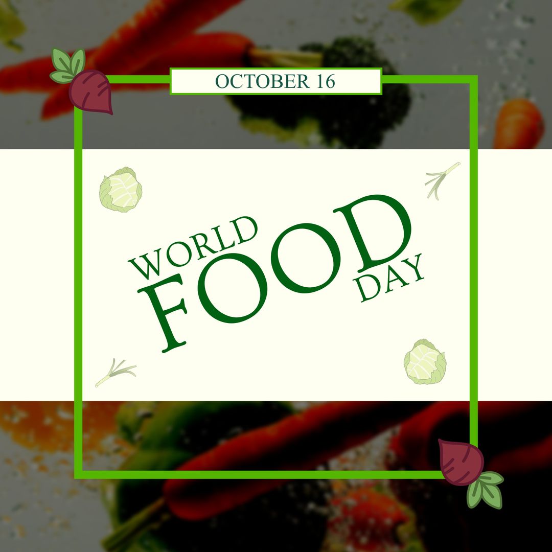 World Food Day Celebration with Fresh Vegetables
