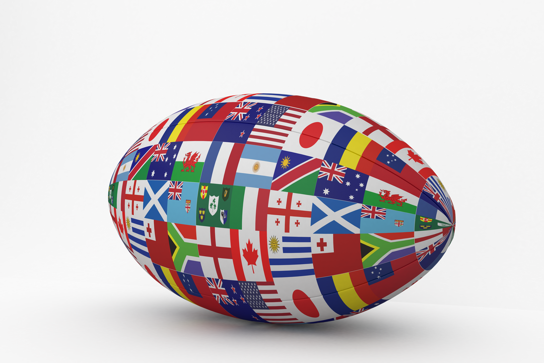 Transparent Rugby World Cup Ball with International Flags - Download Free Stock Images Pikwizard.com